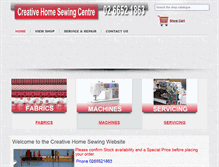Tablet Screenshot of creativesewing.com.au
